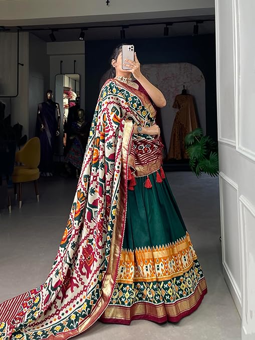 Women's Lehenga Choli, Print with Foil Work