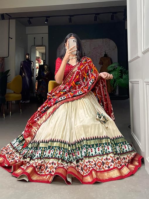 Women's Lehenga Choli, Print with Foil Work