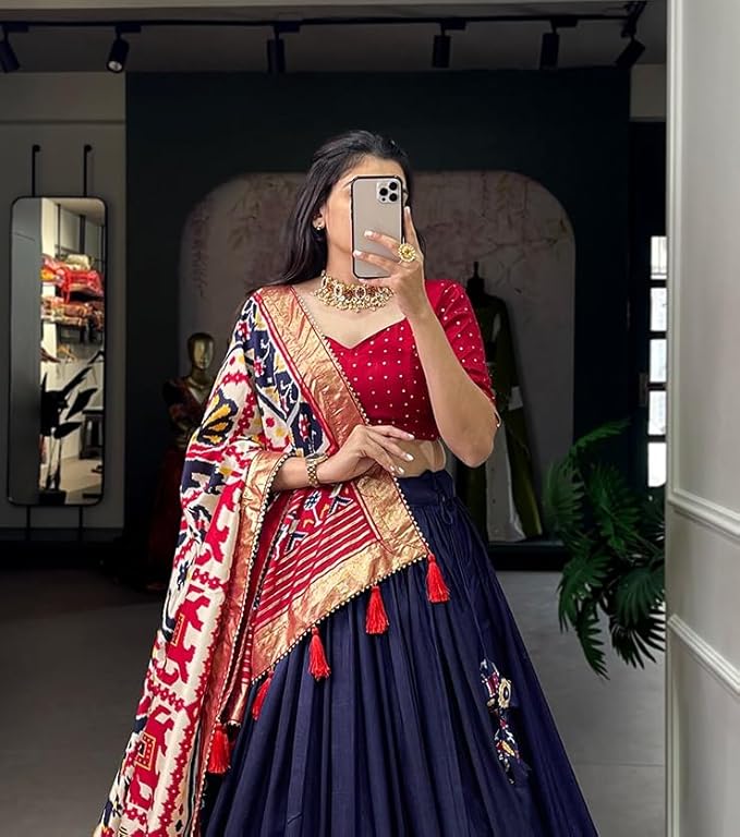 Women's Lehenga Choli, Print with Foil Work
